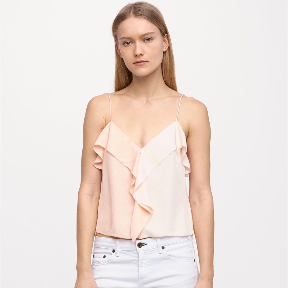 Rag & Bone | two-tone peach posta top NWT